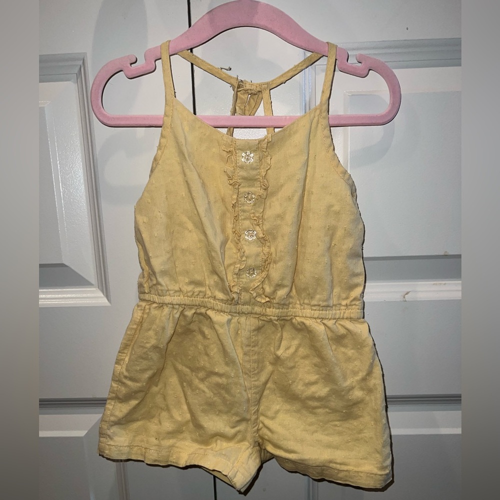 Yellow Romper - 12 months